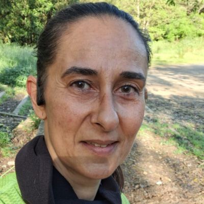 Runneuse après une séance de course à pieds à Sophia Antipolis