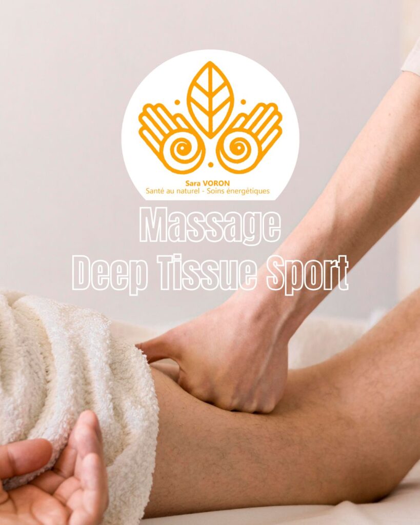 massage des jambes dans le deep tissue pour éliminer les tensions musculaires